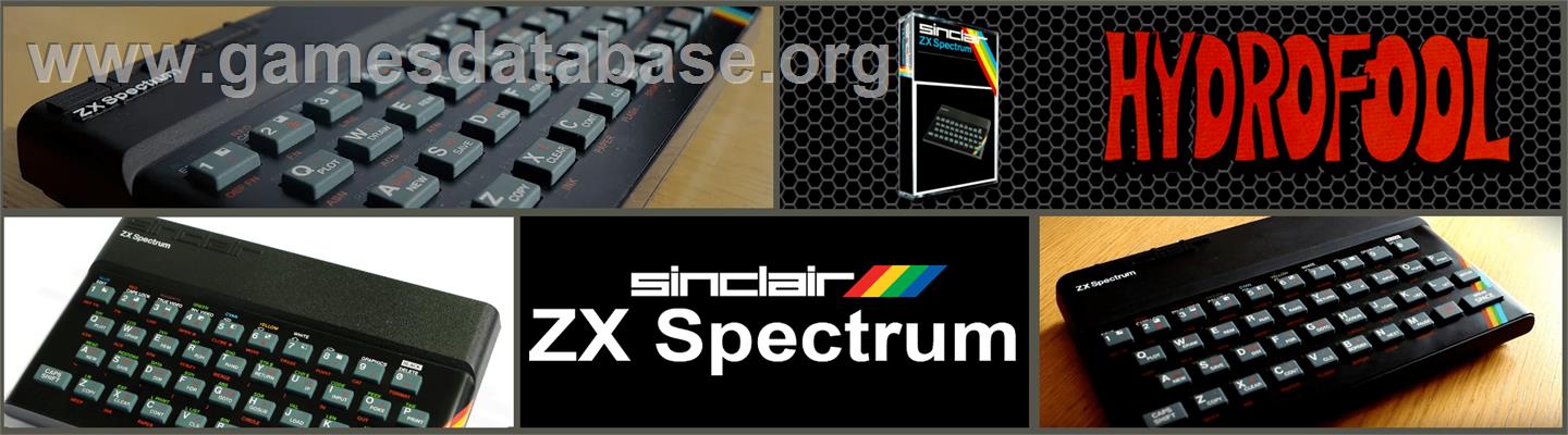 Hydrofool - Sinclair ZX Spectrum - Artwork - Marquee