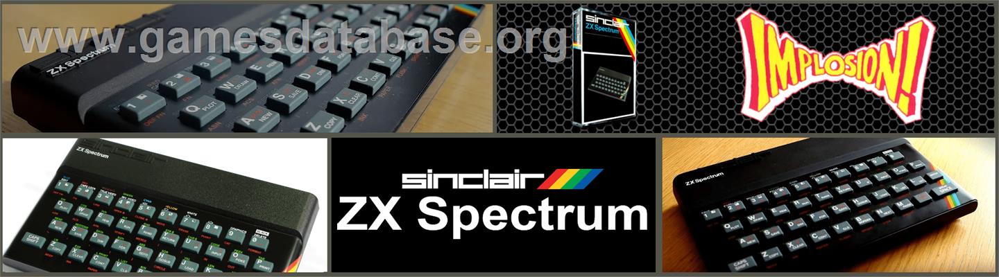 Implosion - Sinclair ZX Spectrum - Artwork - Marquee