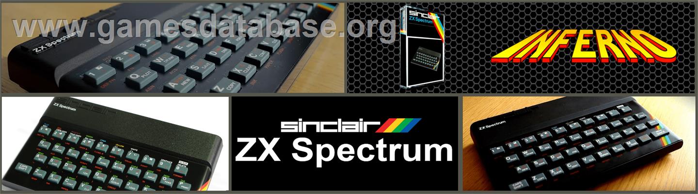 Inferno - Sinclair ZX Spectrum - Artwork - Marquee
