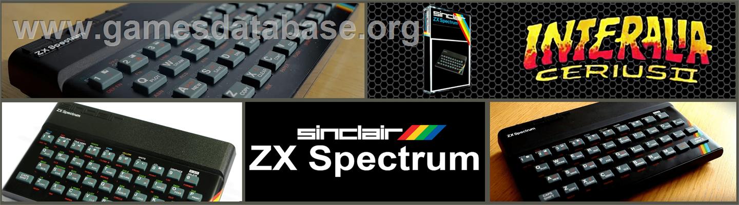 Interalia - Cerius 2 - Sinclair ZX Spectrum - Artwork - Marquee