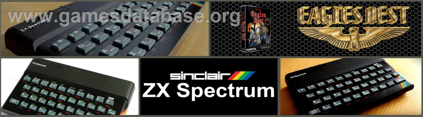 Into the Eagle's Nest - Sinclair ZX Spectrum - Artwork - Marquee