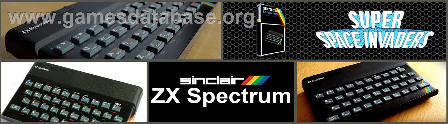 Invaders (dk'tronics) - Sinclair ZX Spectrum - Artwork - Marquee