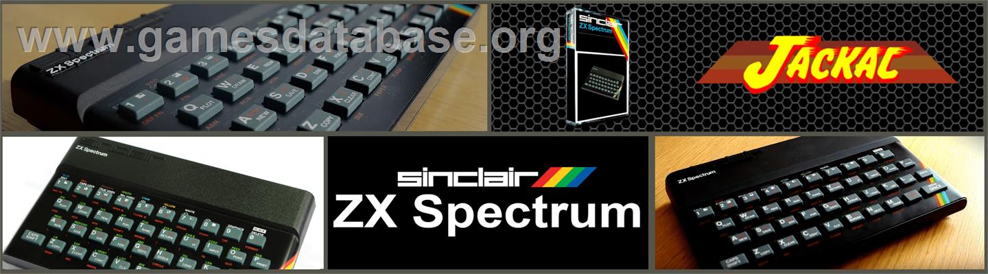 Jackal - Sinclair ZX Spectrum - Artwork - Marquee
