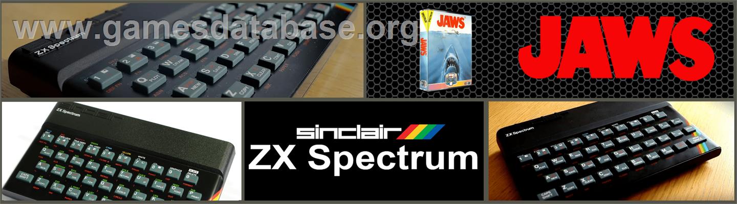 Jaws - Sinclair ZX Spectrum - Artwork - Marquee