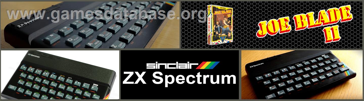 Joe Blade II - Sinclair ZX Spectrum - Artwork - Marquee