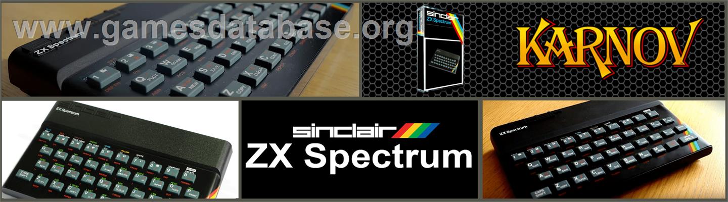 Karnov - Sinclair ZX Spectrum - Artwork - Marquee