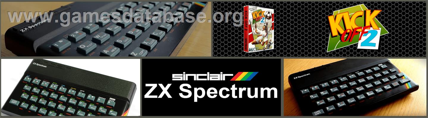 Kick Off 2 - Sinclair ZX Spectrum - Artwork - Marquee