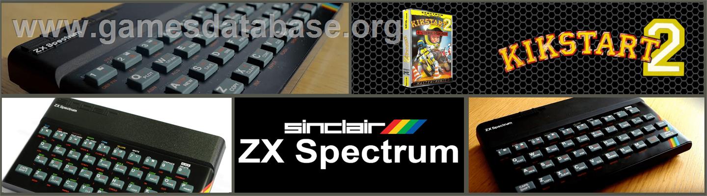 Kikstart 2 - Sinclair ZX Spectrum - Artwork - Marquee