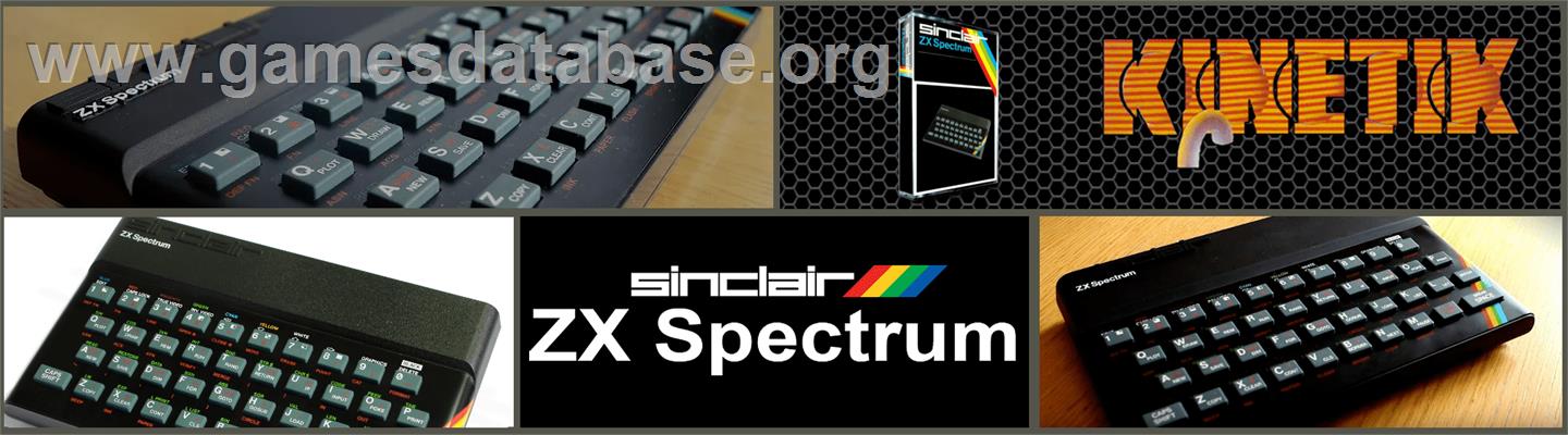 Kinetik - Sinclair ZX Spectrum - Artwork - Marquee
