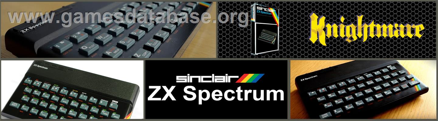 Knightmare - Sinclair ZX Spectrum - Artwork - Marquee