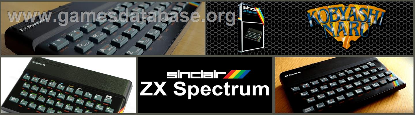 Kobyashi Naru - Sinclair ZX Spectrum - Artwork - Marquee