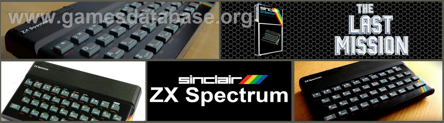 Last Mission - Sinclair ZX Spectrum - Artwork - Marquee