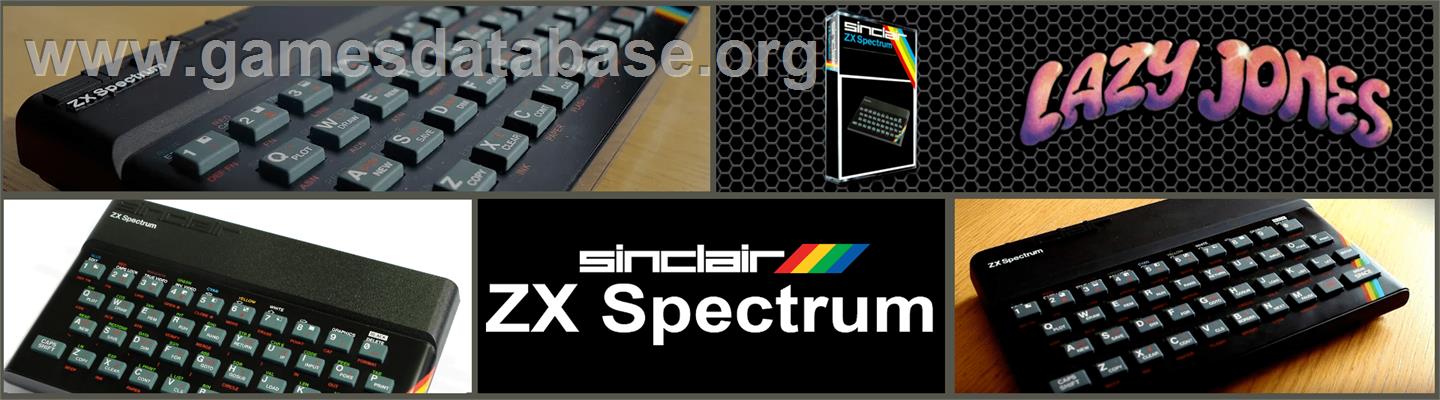 Lazy Jones - Sinclair ZX Spectrum - Artwork - Marquee