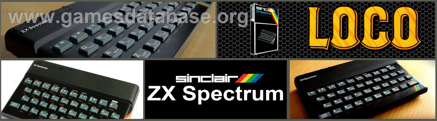 Loco - Sinclair ZX Spectrum - Artwork - Marquee