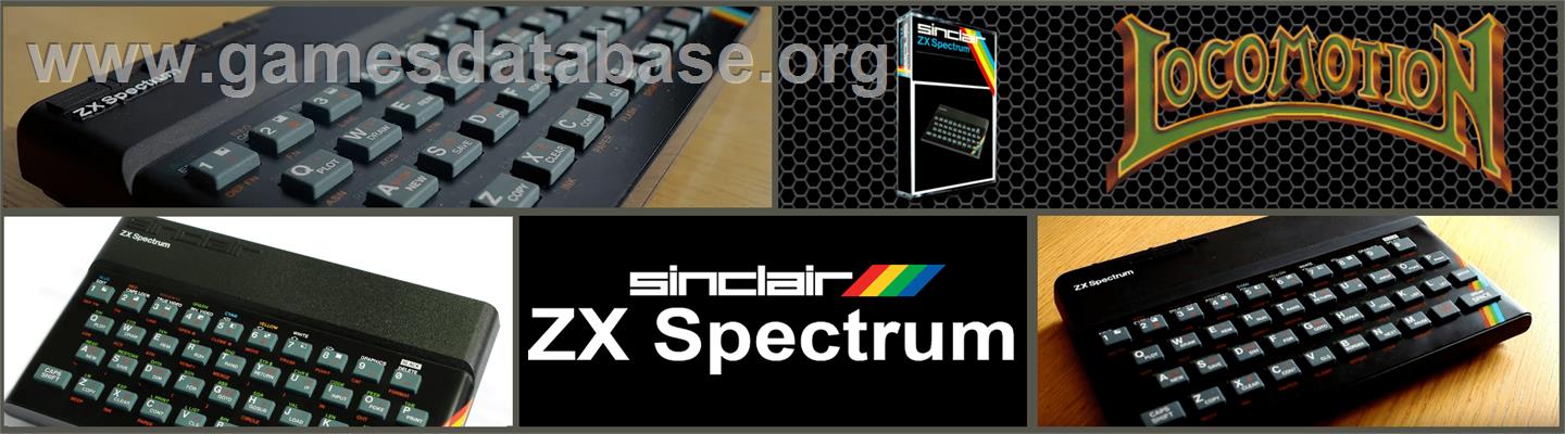 Loco Motion - Sinclair ZX Spectrum - Artwork - Marquee