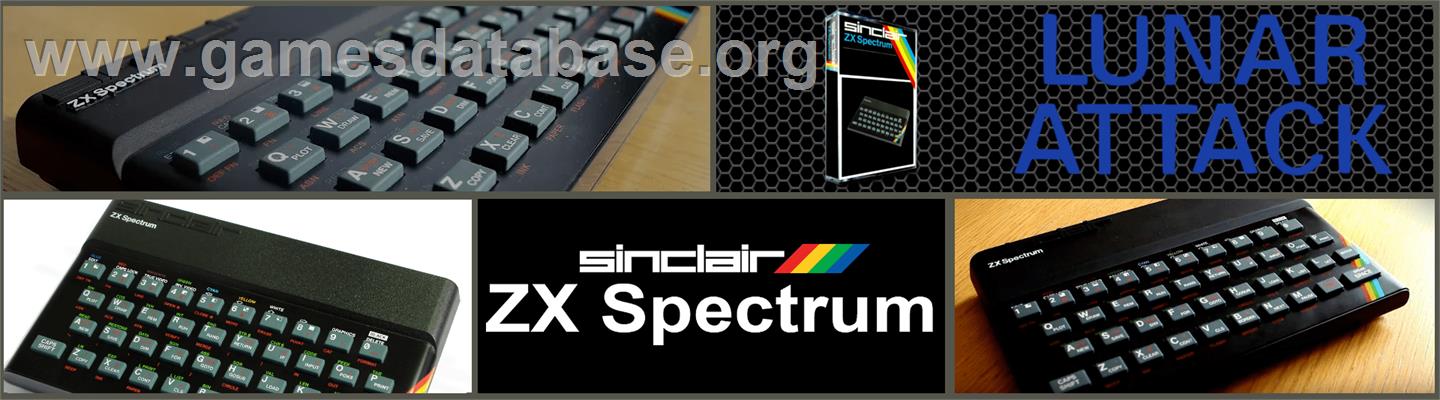 Lunar Attack - Sinclair ZX Spectrum - Artwork - Marquee