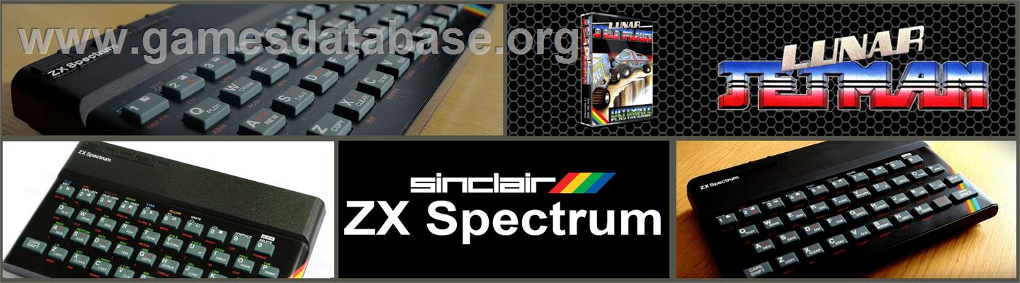 Lunar Jetman - Sinclair ZX Spectrum - Artwork - Marquee