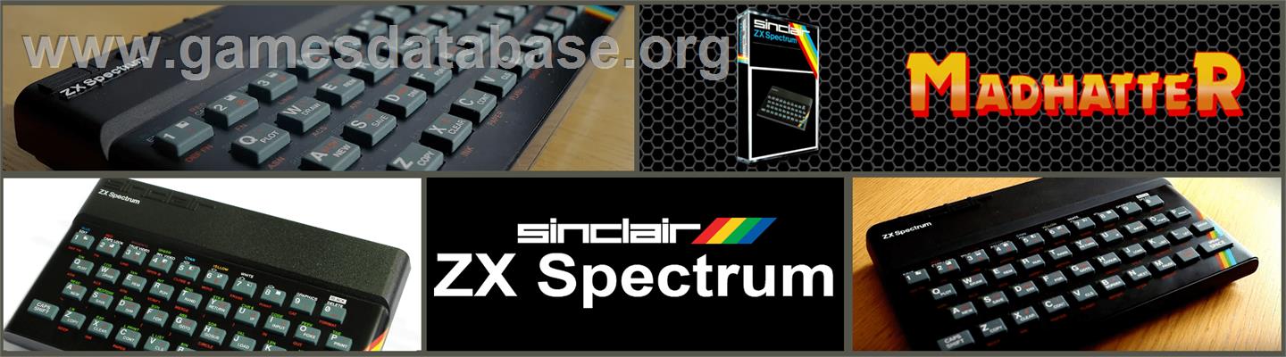 Madhatter - Sinclair ZX Spectrum - Artwork - Marquee