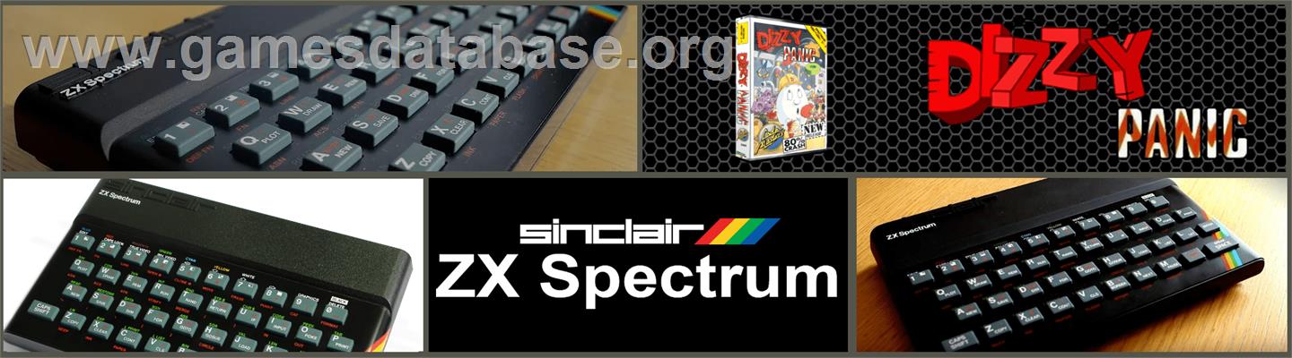 Magicland Dizzy - Sinclair ZX Spectrum - Artwork - Marquee