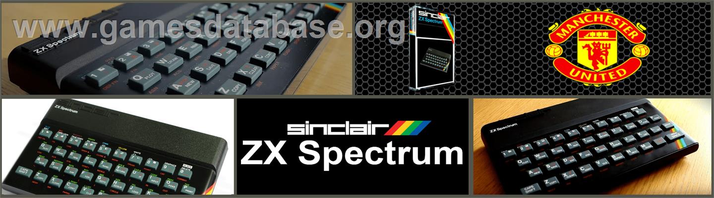 Manchester United Europe - Sinclair ZX Spectrum - Artwork - Marquee