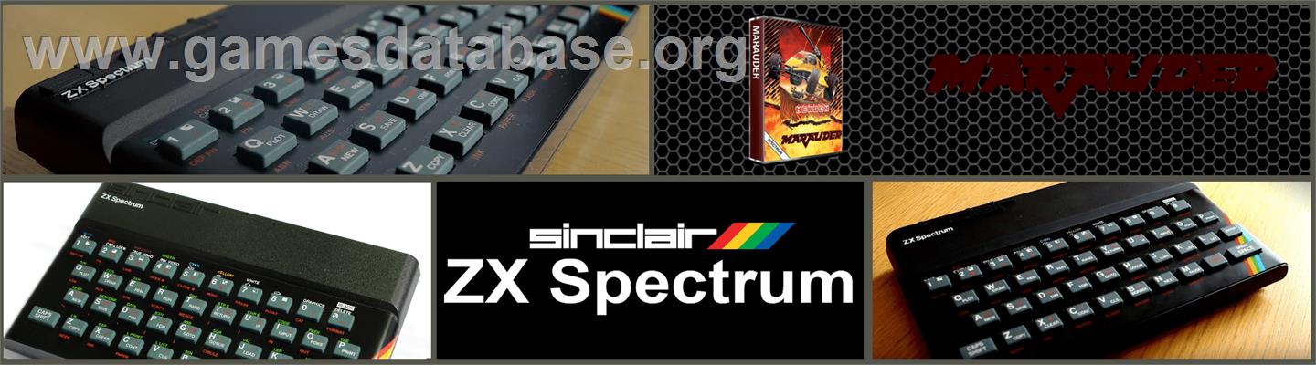 Marauder - Sinclair ZX Spectrum - Artwork - Marquee