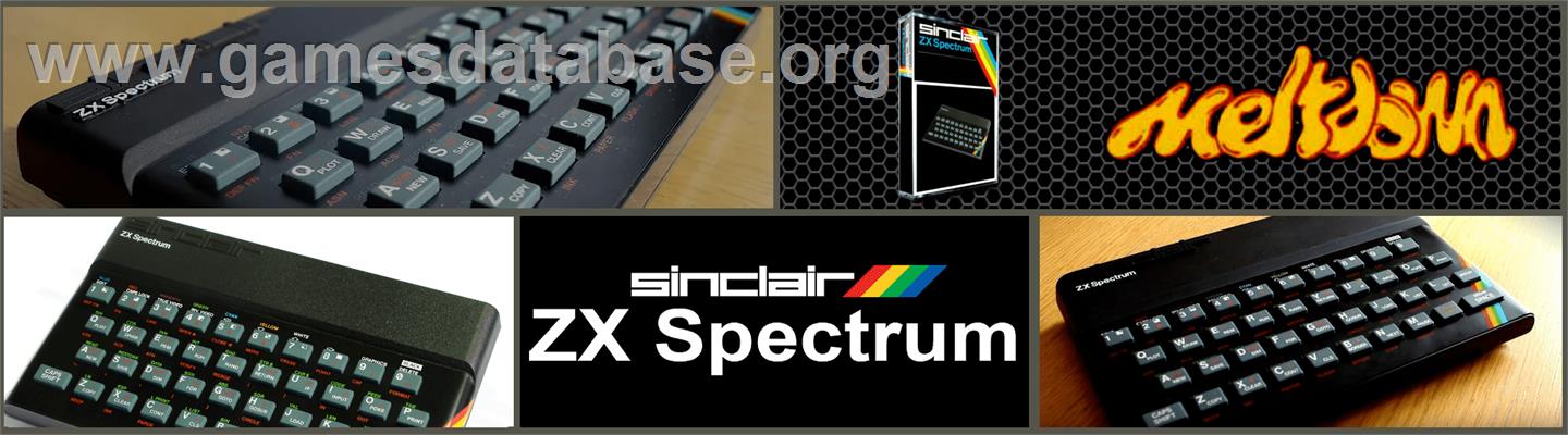 Meltdown - Sinclair ZX Spectrum - Artwork - Marquee