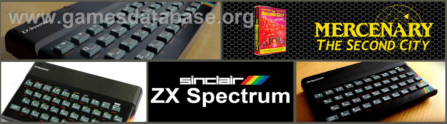 Mercenary: The Second City - Sinclair ZX Spectrum - Artwork - Marquee