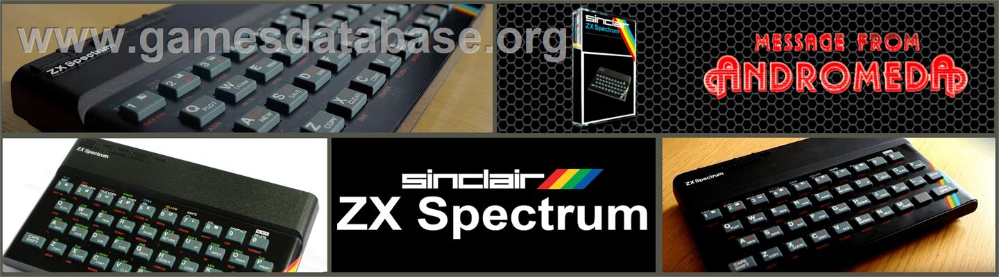 Message From Andromeda - Sinclair ZX Spectrum - Artwork - Marquee