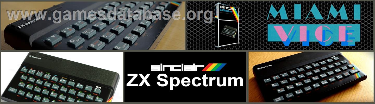 Miami Vice - Sinclair ZX Spectrum - Artwork - Marquee