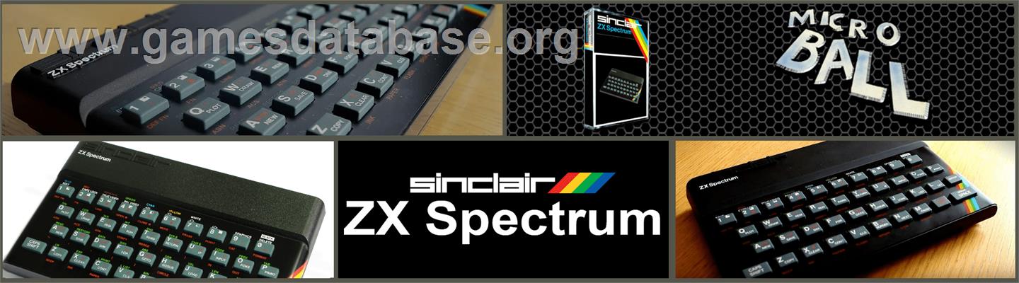 Microball - Sinclair ZX Spectrum - Artwork - Marquee