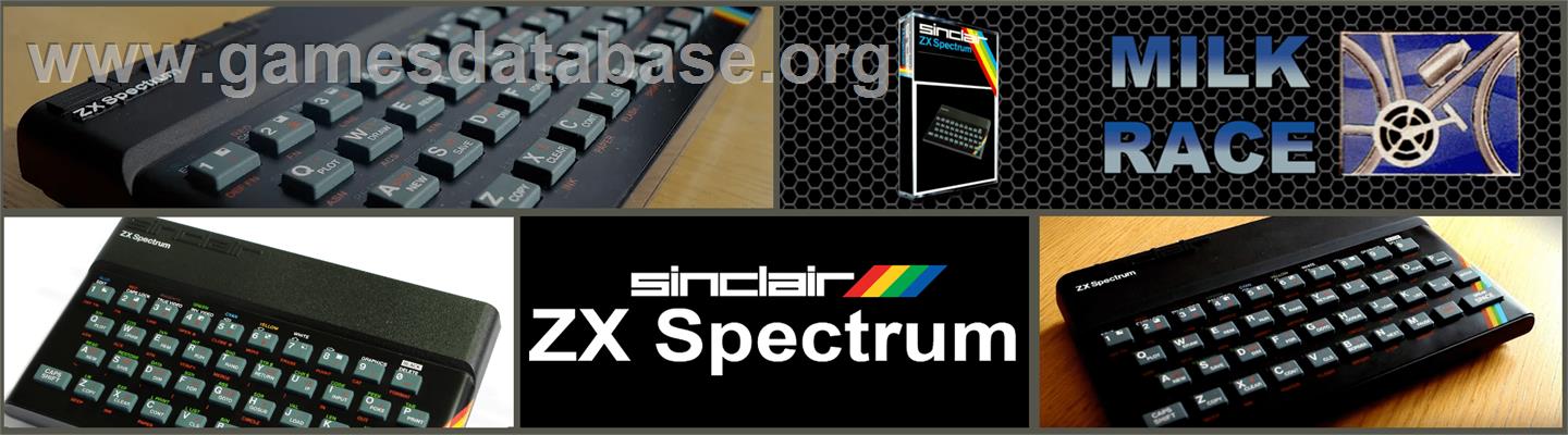 Milk Race - Sinclair ZX Spectrum - Artwork - Marquee