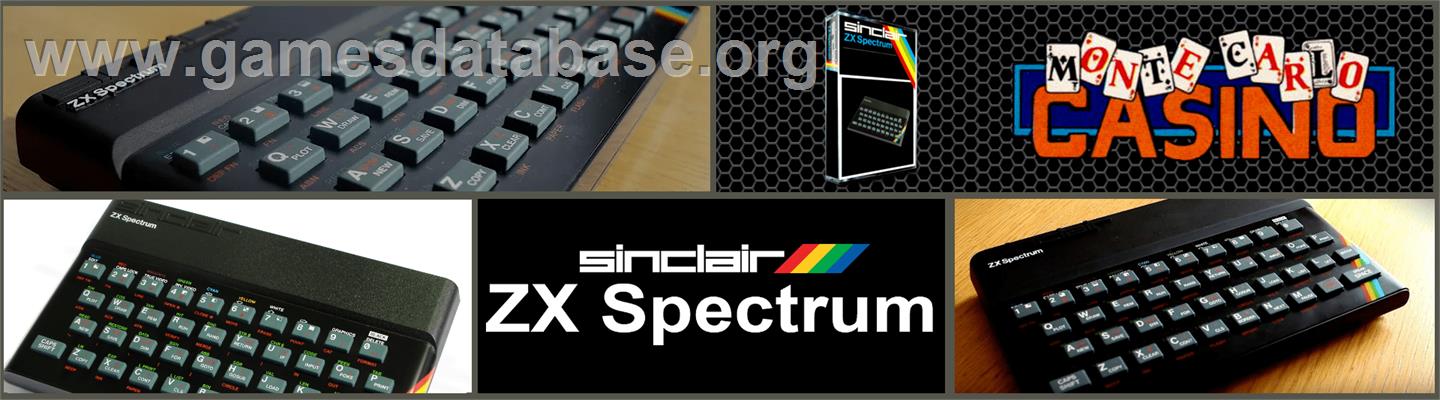 Monte Carlo Casino - Sinclair ZX Spectrum - Artwork - Marquee