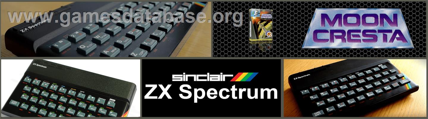 Moon Cresta - Sinclair ZX Spectrum - Artwork - Marquee