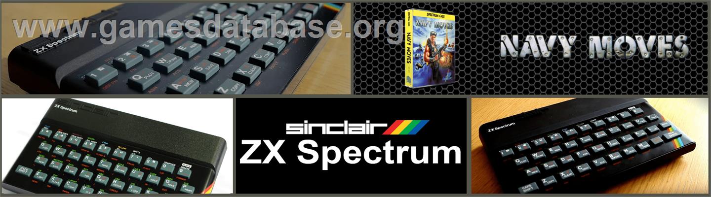 Navy Moves - Sinclair ZX Spectrum - Artwork - Marquee