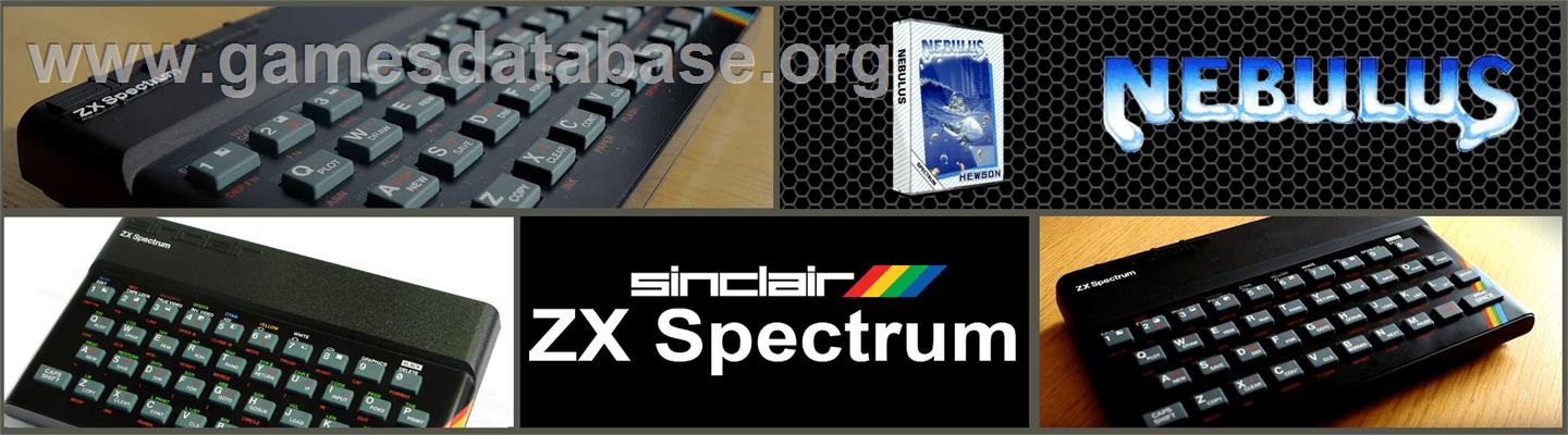Nebulus - Sinclair ZX Spectrum - Artwork - Marquee