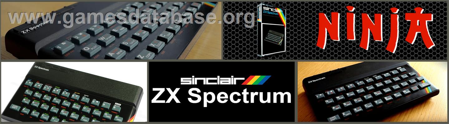 Ninja Grannies - Sinclair ZX Spectrum - Artwork - Marquee