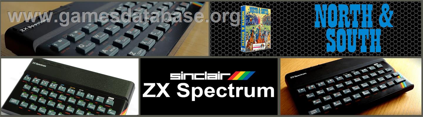 North & South - Sinclair ZX Spectrum - Artwork - Marquee