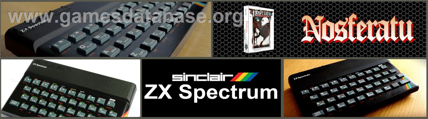 Nosferatu the Vampyre - Sinclair ZX Spectrum - Artwork - Marquee