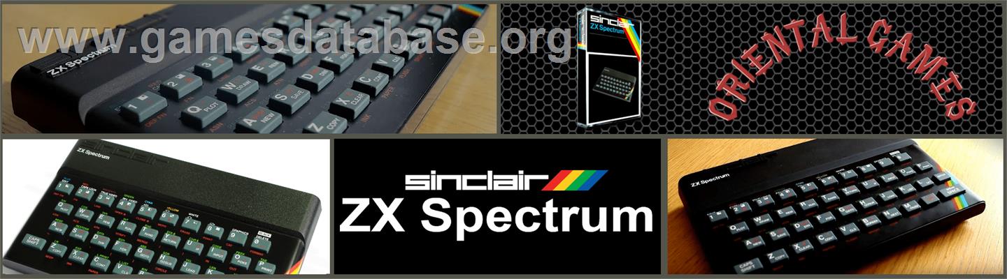 Oriental Games - Sinclair ZX Spectrum - Artwork - Marquee