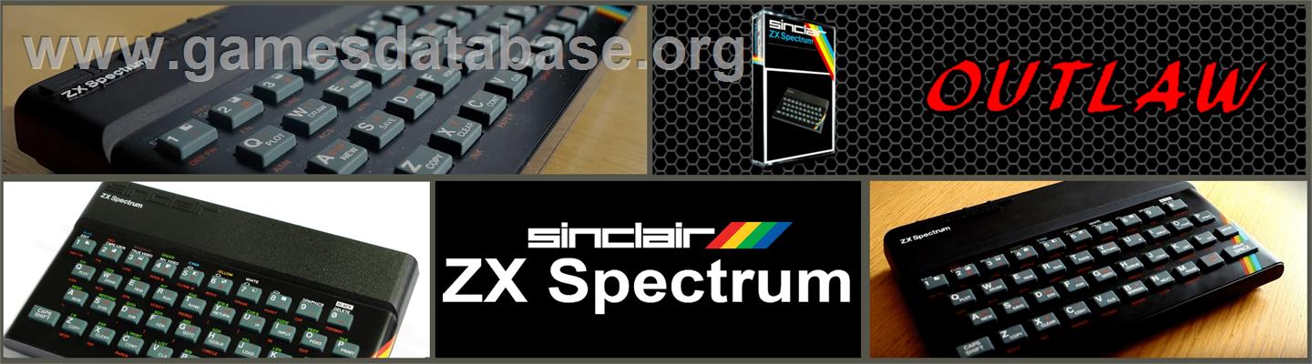 Outlaw - Sinclair ZX Spectrum - Artwork - Marquee