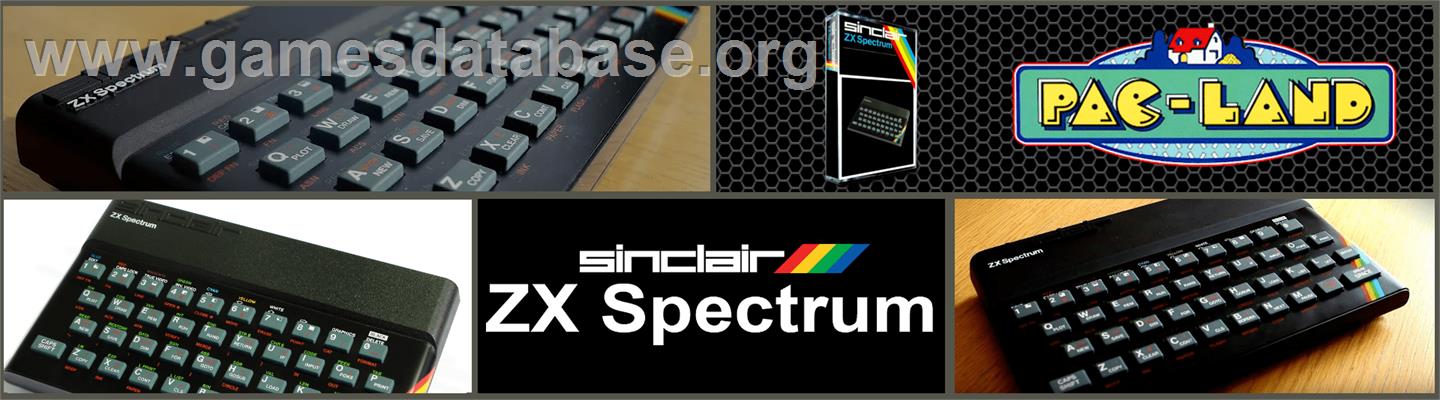 Pac-Land - Sinclair ZX Spectrum - Artwork - Marquee
