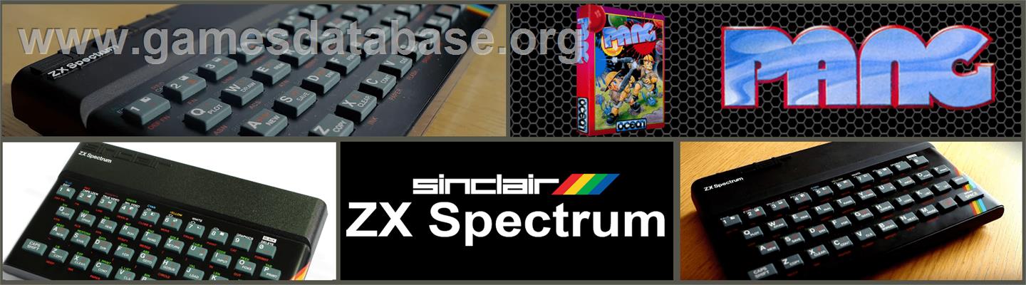 Pang - Sinclair ZX Spectrum - Artwork - Marquee