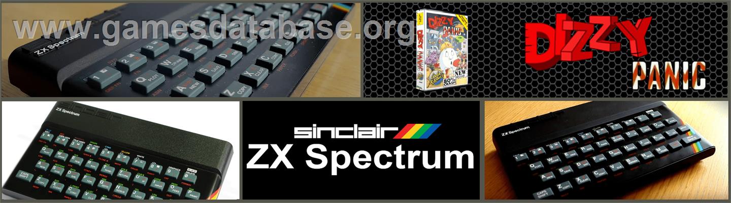 Panic Dizzy - Sinclair ZX Spectrum - Artwork - Marquee