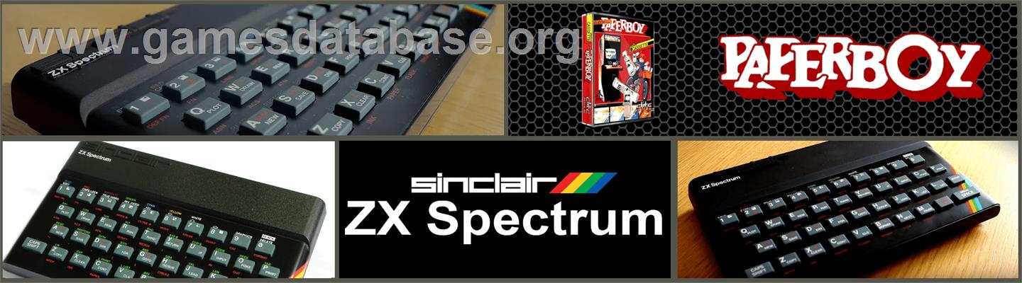 Paperboy - Sinclair ZX Spectrum - Artwork - Marquee