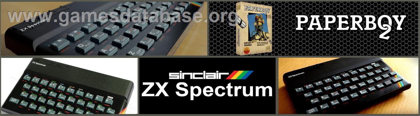 Paperboy 2 - Sinclair ZX Spectrum - Artwork - Marquee