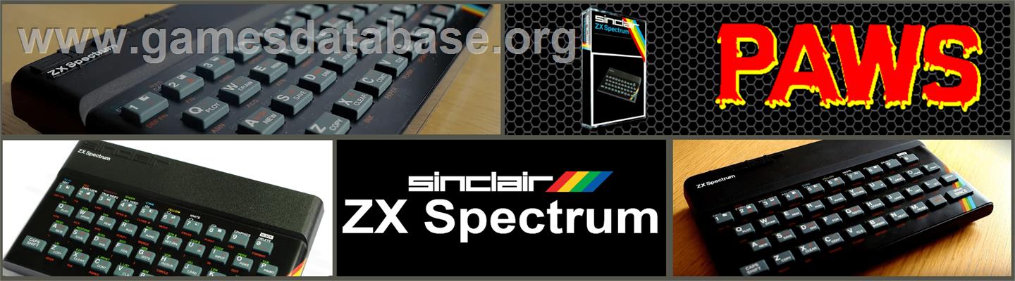 Paws - Sinclair ZX Spectrum - Artwork - Marquee