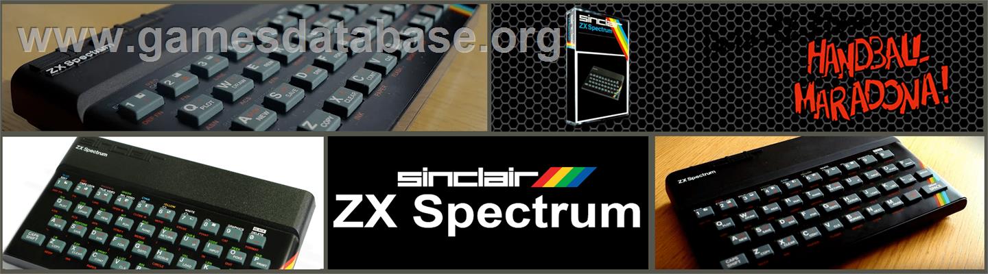 Peter Shilton's Handball Maradona! - Sinclair ZX Spectrum - Artwork - Marquee