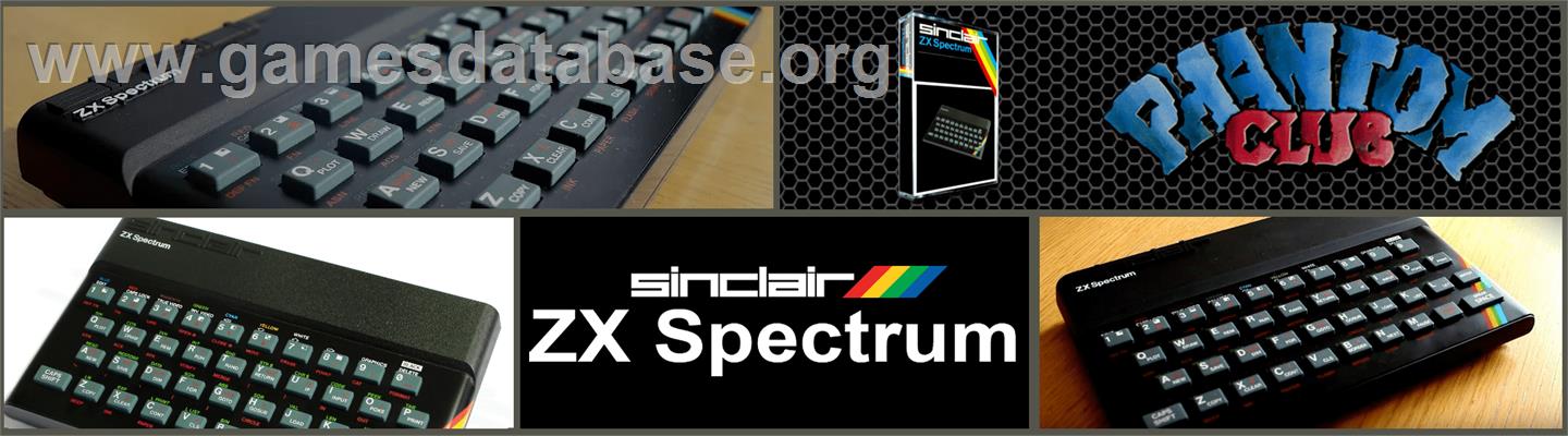 Phantom Club - Sinclair ZX Spectrum - Artwork - Marquee