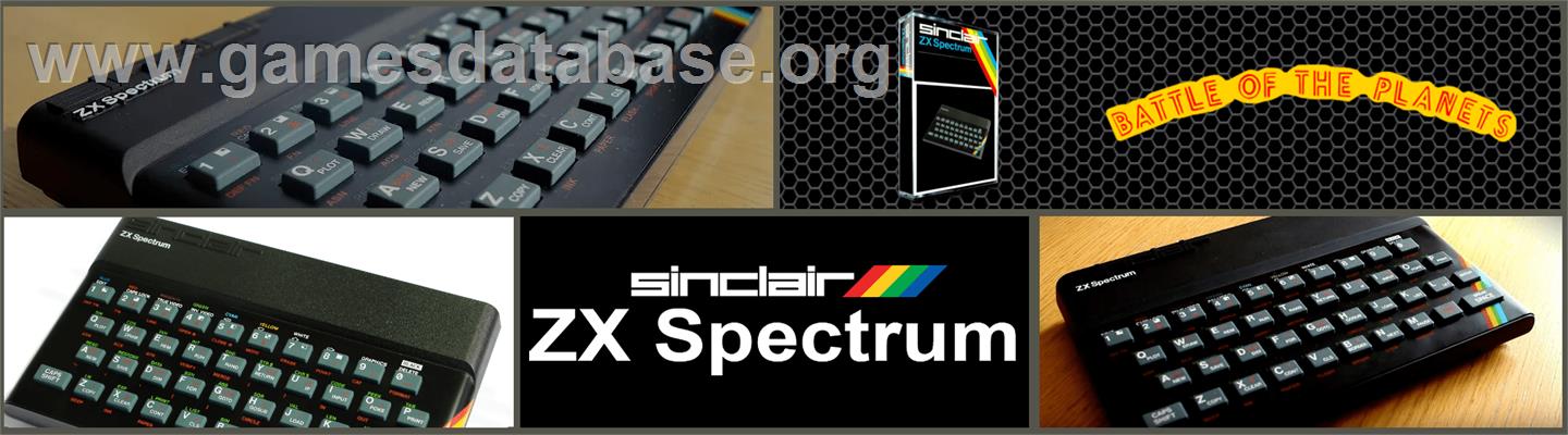 Planets, The - Sinclair ZX Spectrum - Artwork - Marquee