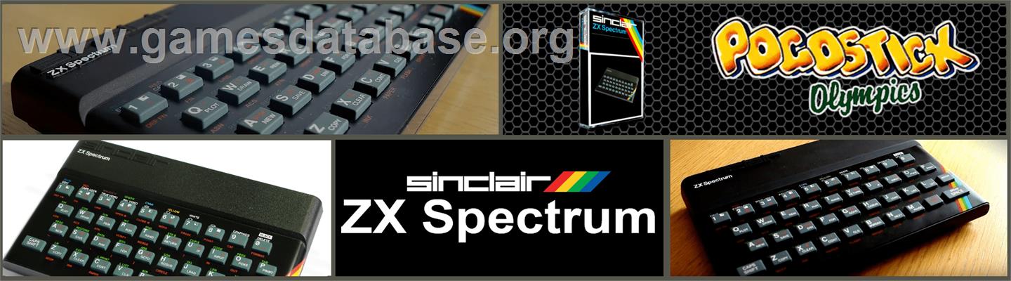Pogostick Olympics - Sinclair ZX Spectrum - Artwork - Marquee